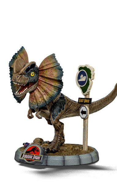 DILOPHOSAURUS ART SCALE - JURASSIC PARK