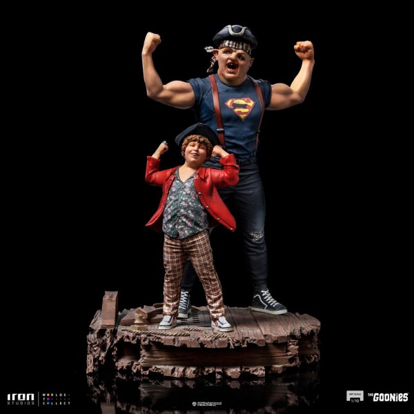Luiaard en Chunk Art Scale - The Goonies