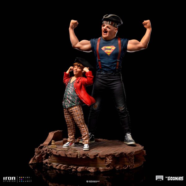 Luiaard en Chunk Art Scale - The Goonies