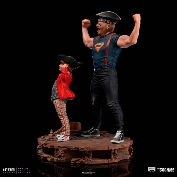 Luiaard en Chunk Art Scale - The Goonies