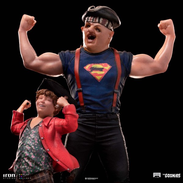 Luiaard en Chunk Art Scale - The Goonies