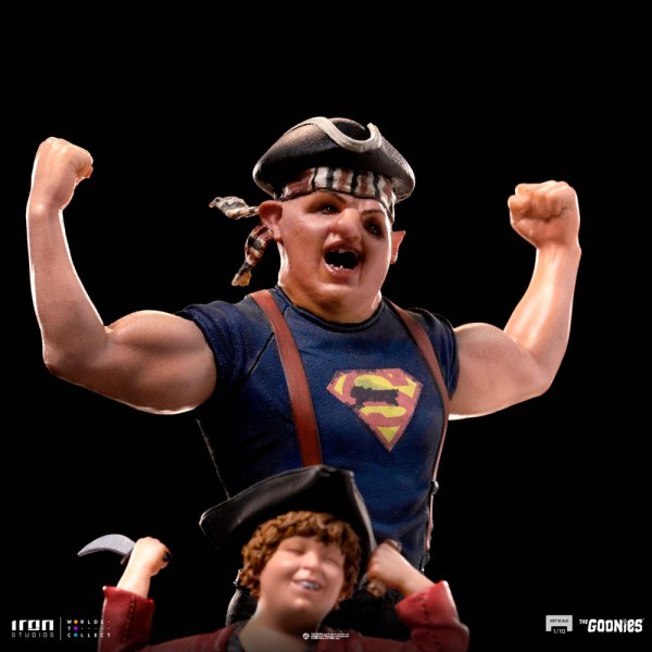Luiaard en Chunk Art Scale - The Goonies
