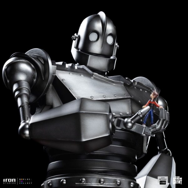 Iron Giant & Hogarth Hughes Demi Art Scale - De ijzeren reus