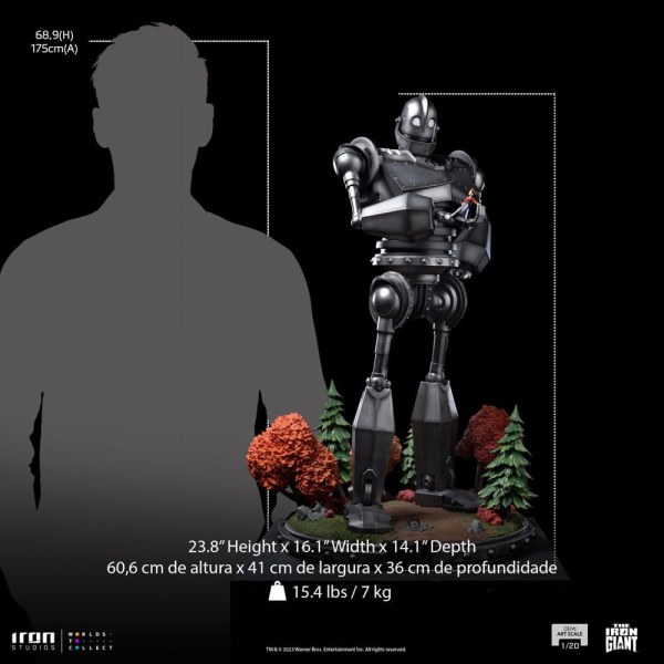 Iron Giant & Hogarth Hughes Demi Art Scale - De ijzeren reus