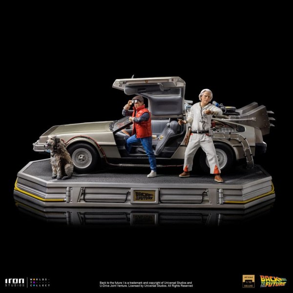 DeLorean volledige set Art Scale - Terug naar de toekomst