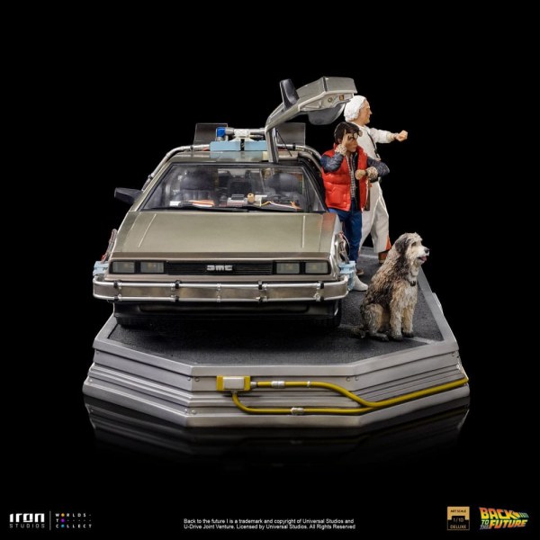 DeLorean volledige set Art Scale - Terug naar de toekomst