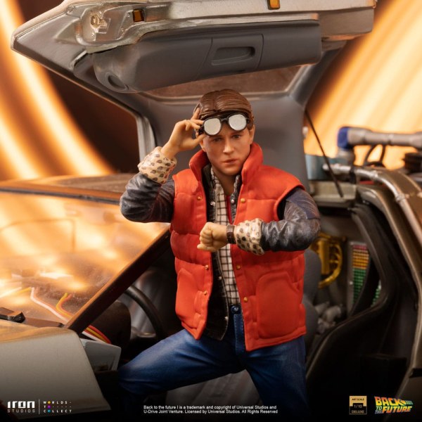 DeLorean volledige set Art Scale - Terug naar de toekomst