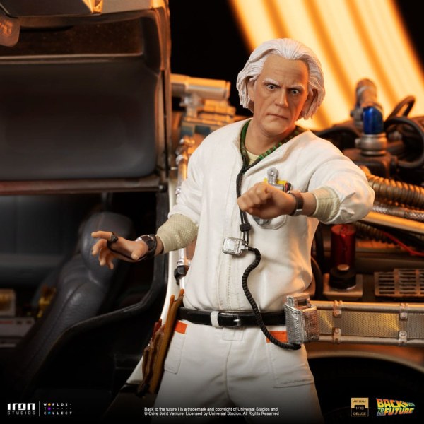 DeLorean volledige set Art Scale - Terug naar de toekomst