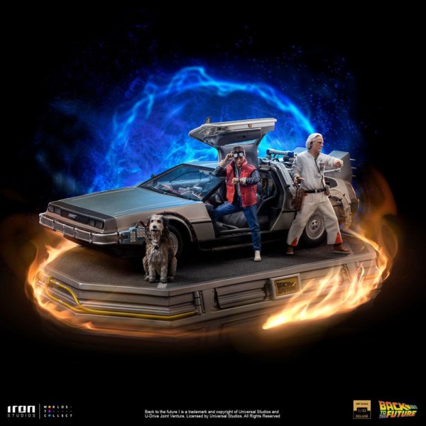 DeLorean volledige set Art Scale - Terug naar de toekomst