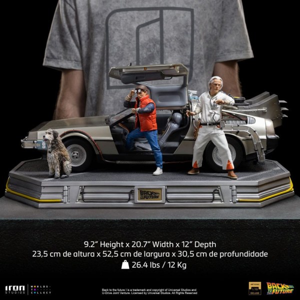 DeLorean volledige set Art Scale - Terug naar de toekomst