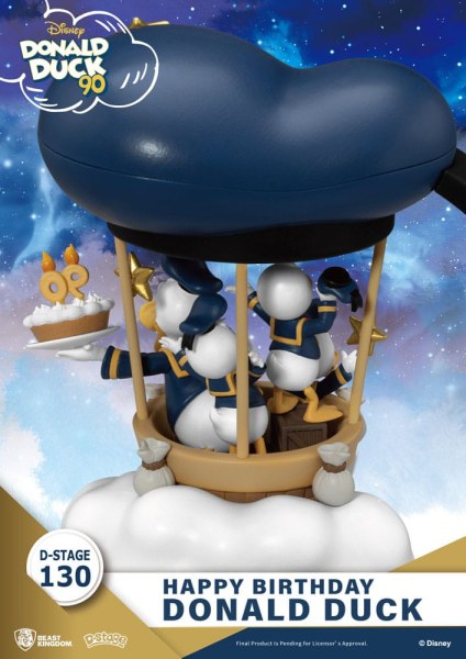 Diorama Donald Eend 90e-Happy Birthday - Disney D-Stage