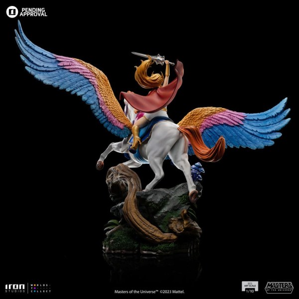 SHE-RA & SWIFTWIND ART SCALE - MASTERS OF THE UNIVERSE
