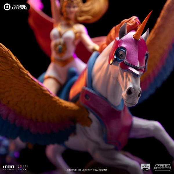 SHE-RA & SWIFTWIND ART SCALE - MASTERS OF THE UNIVERSE