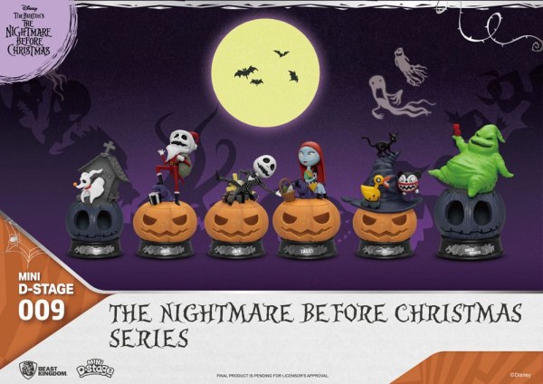 Nightmare Before Christmas beeldjes Mini Diorama Stage - Nightmare Before Christmas Disney
