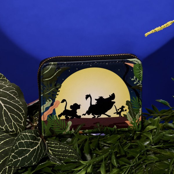 Hakuna Matata silhouet Zip rond The Lion King 30e verjaardag - DISNEY LOUNGEFLY