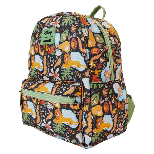 The Lion King 30e verjaardag silhouet vierkante Mini Rugzak met volledige print van canvas - DISNEY LOUNGEFLY