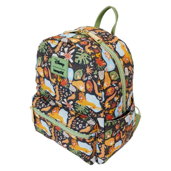The Lion King 30e verjaardag silhouet vierkante Mini Rugzak met volledige print van canvas - DISNEY LOUNGEFLY