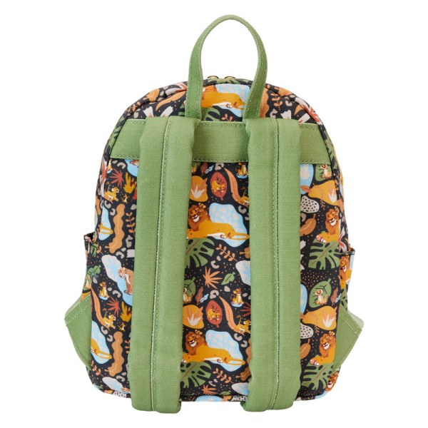 The Lion King 30e verjaardag silhouet vierkante Mini Rugzak met volledige print van canvas - DISNEY LOUNGEFLY