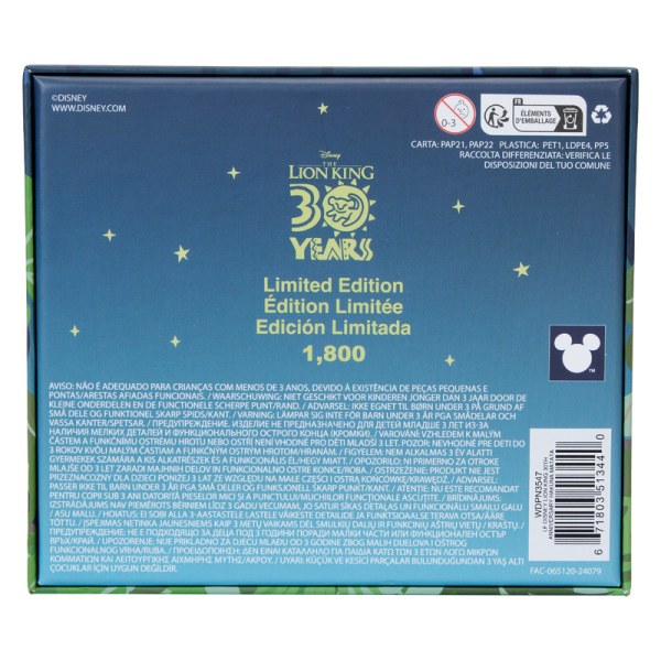 Hakuna Matata silhouet verzameldoos schuifpin The Lion King 30e verjaardag - DISNEY LOUNGEFLY