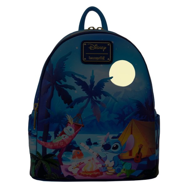 Stitch Camping Cuties Glow Mini Rugzak - DISNEY LOUNGEFLY