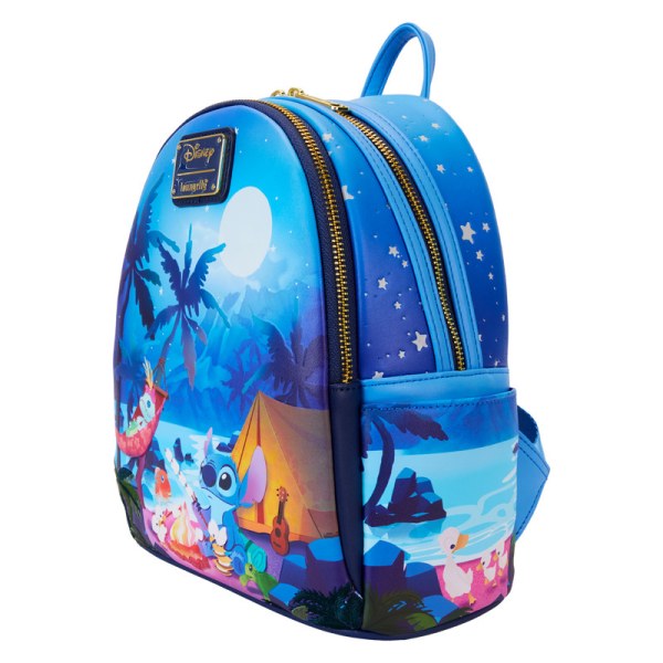 Stitch Camping Cuties Glow Mini Rugzak - DISNEY LOUNGEFLY