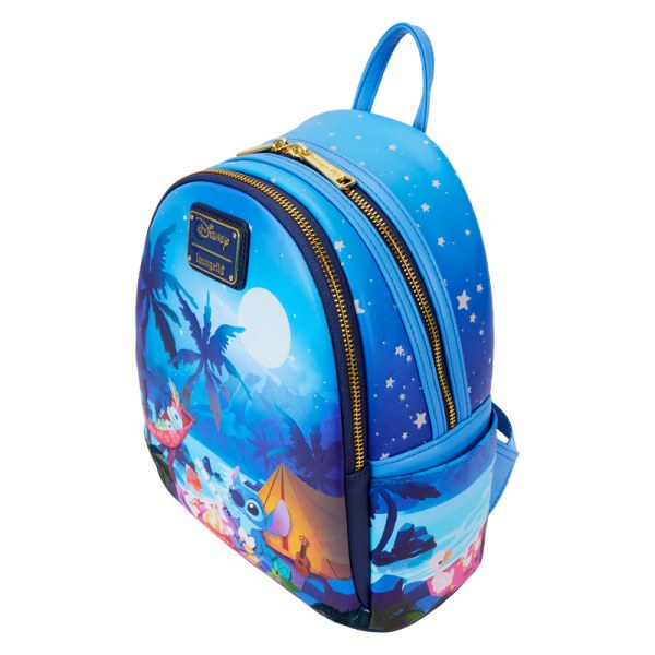 Stitch Camping Cuties Glow Mini Rugzak - DISNEY LOUNGEFLY