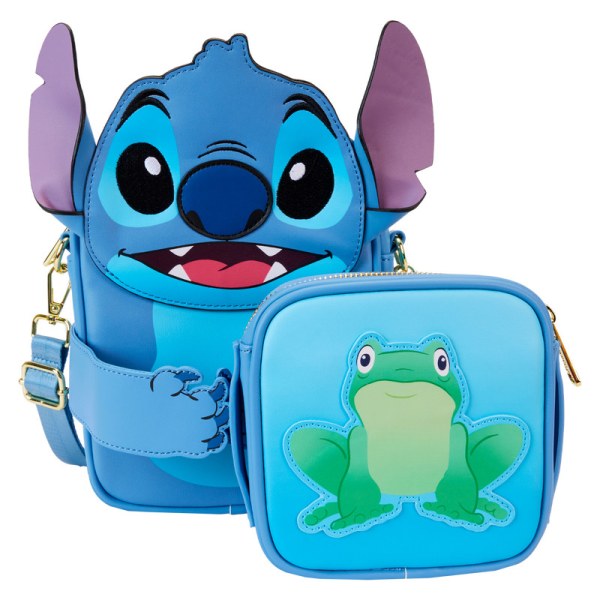 Stitch Camping Cuties Crossbuddies® Cosplay Schoudedtas met muntzakje - DISNEY LOUNGEFLY