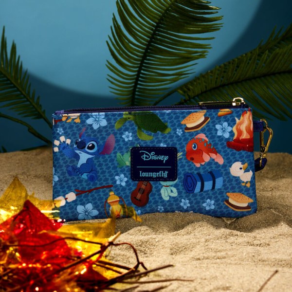 Stitch Camping Cuties Nylon etui met print - DISNEY LOUNGEFLY