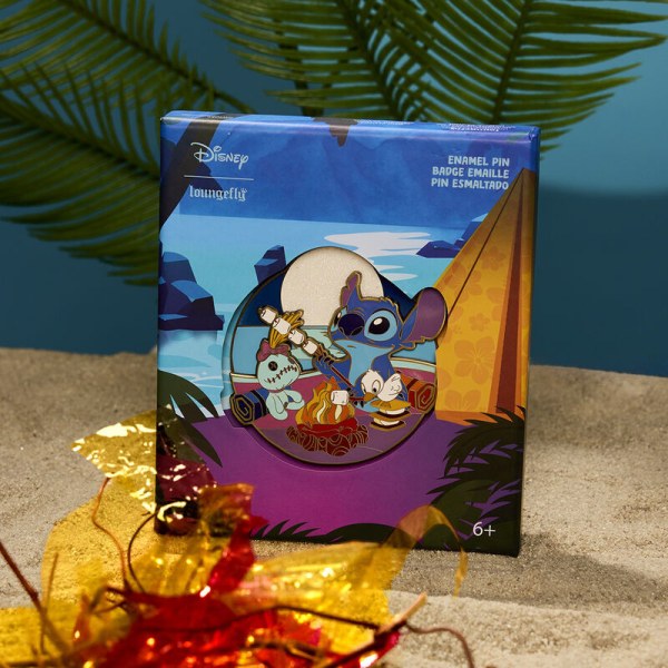 Stitch Camping Cuties Pin verzameldoos - DISNEY LOUNGEFLY