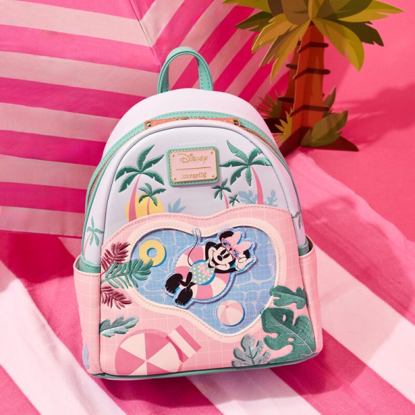Minnie Muis Mini Rugzak aan het zwembad in vakantiestijl - DISNEY LOUNGEFLY