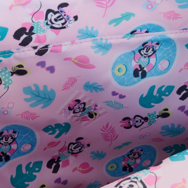 Totebag met portemonnee Minnie Mouse-stijl vakantie bij het zwembad - DISNEY LOUNGEFLY