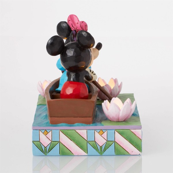 Mickey & Minnie LED Love Roeiboot - Disney Traditions