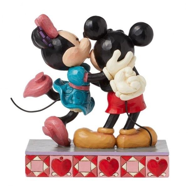 Hugs & Kisses (Mickey & Minnie Love-beeldje) - Disney Traditions Mickey