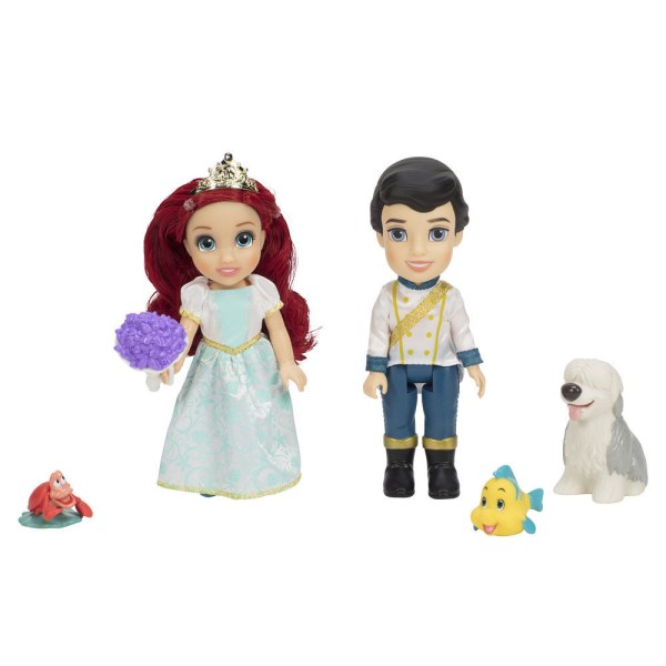 Ariel + Eric poppen 15cm - Disney De Kleine Meermin