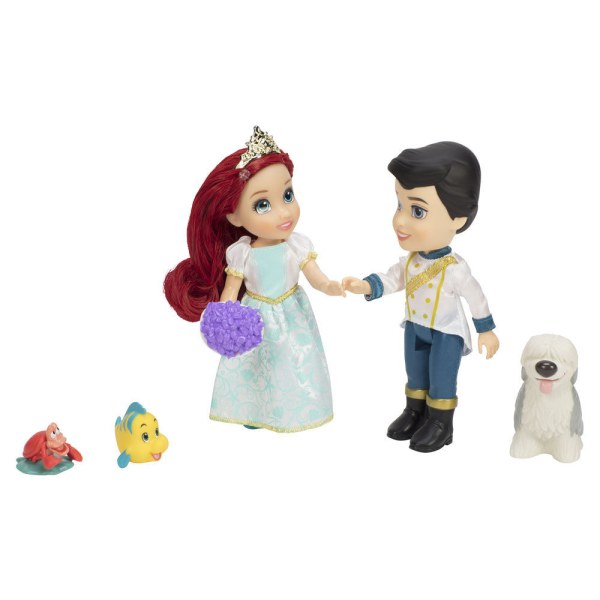 Ariel + Eric poppen 15cm - Disney De Kleine Meermin