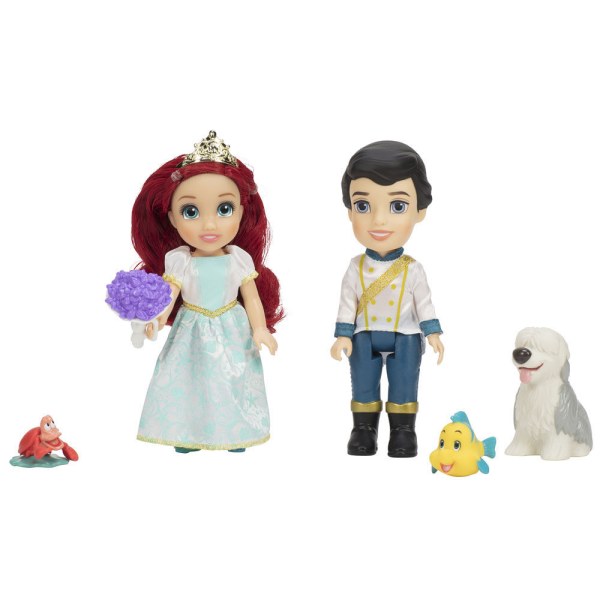 Ariel + Eric poppen 15cm - Disney De Kleine Meermin