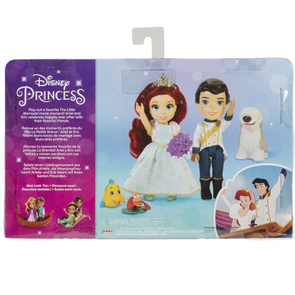 Ariel + Eric poppen 15cm - Disney De Kleine Meermin