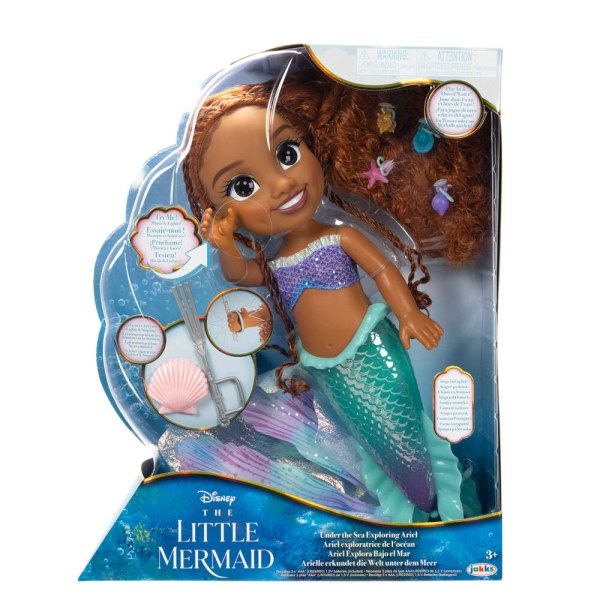 Ariel pop 38cm geluid - Disney De Kleine Meermin