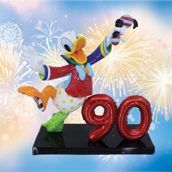 Donald Eend 90e verjaardag gelimiteerde editie 1500 - Disney Britto