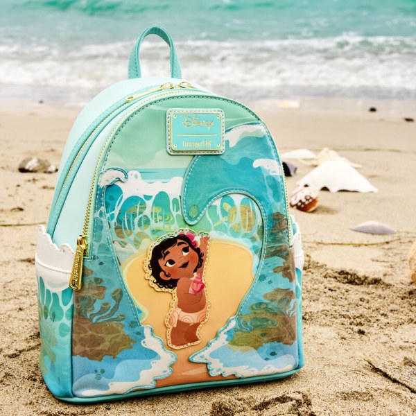 Jonge Vaiana in mini- Rugzak met oceaangolven - DISNEY LOUNGEFLY