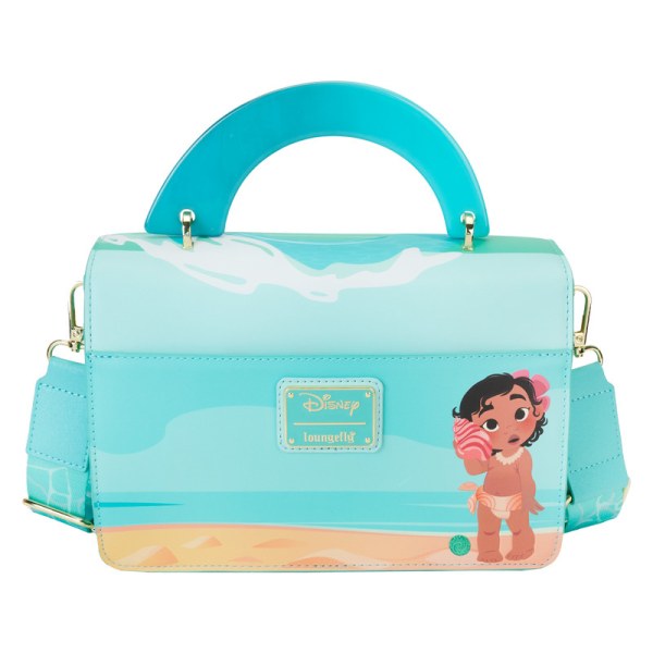 Jonge Moana in schoudertas met oceaangolf - DISNEY LOUNGEFLY