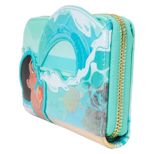 Jonge Vaiana in Ocean Waves Portemonnee - DISNEY LOUNGEFLY
