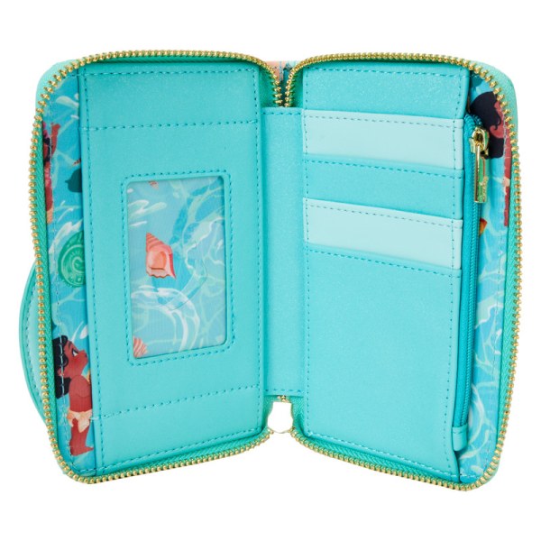 Jonge Vaiana in Ocean Waves Portemonnee - DISNEY LOUNGEFLY