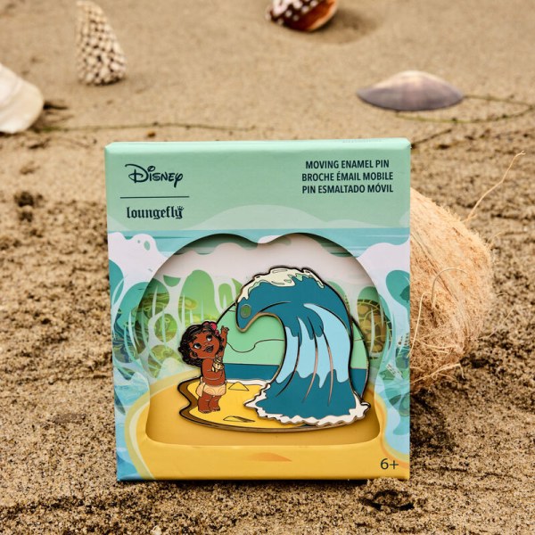 Young Vaiana Ocean Waves Collector Box schuifpin - DISNEY LOUNGEFLY