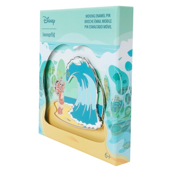 Young Vaiana Ocean Waves Collector Box schuifpin - DISNEY LOUNGEFLY