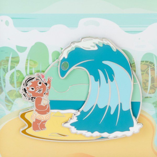 Young Vaiana Ocean Waves Collector Box schuifpin - DISNEY LOUNGEFLY