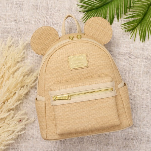 Mickey Mini Rugzak met geweven textuur - DISNEY LOUNGEFLY
