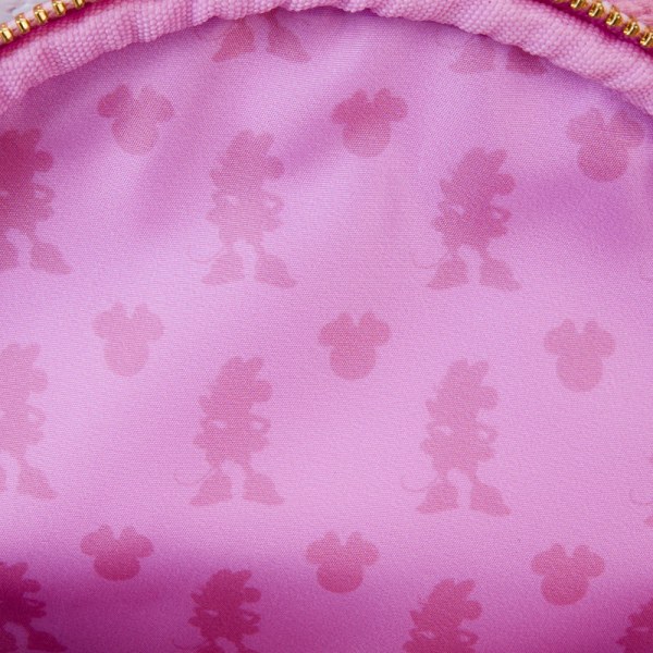 Minnie converteerbare mini Rugzak en Schoudedtas met geweven textuur - DISNEY LOUNGEFLY