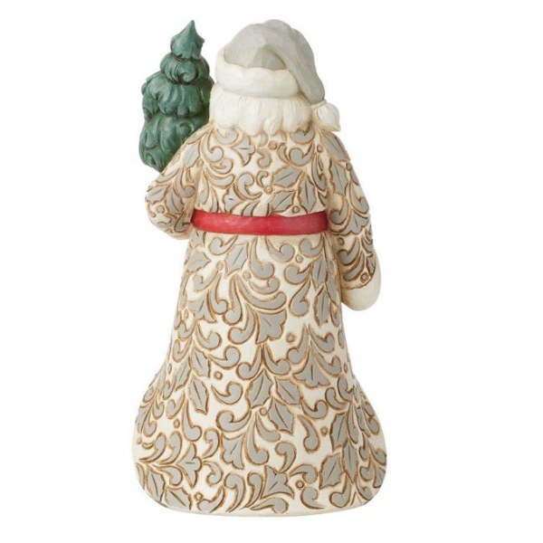 Palmer geruite kerstman - JIM SHORE HEARTWOOD CREEK