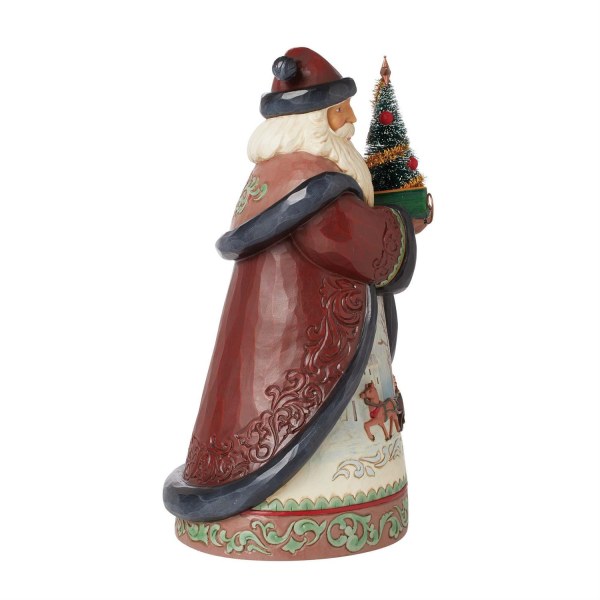 Kerstman Kerstboom Figuur - JIM SHORE HEARTWOOD CREEK